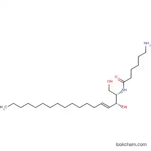Molecular Structure of 145069-81-4 (Hexanamide,
6-amino-N-[(1S,2R,3E)-2-hydroxy-1-(hydroxymethyl)-3-heptadecenyl]-)