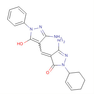 Molecular Structure of 151589-05-8 (3H-Pyrazol-3-one,
5-amino-4-[(3-amino-5-hydroxy-1-phenyl-1H-pyrazol-4-yl)methylene]-2,
4-dihydro-2-phenyl-)