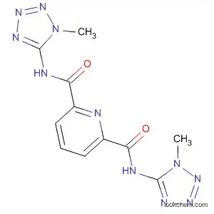 Molecular Structure of 183618-15-7 (2,6-Pyridinedicarboxamide, N,N'-bis(1-methyl-1H-tetrazol-5-yl)-)
