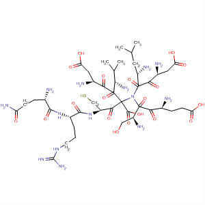 Molecular Structure of 191857-15-5 (Glycine,
L-glutaminyl-L-arginyl-L-cysteinyl-L-a-aspartyl-L-leucyl-L-a-aspartyl-L-valyl-
L-a-glutamyl-L-seryl-)