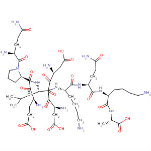 Molecular Structure of 191857-18-8 (L-Alanine,
L-glutaminyl-L-a-glutamyl-L-prolyl-L-a-aspartyl-L-a-aspartyl-L-leucyl-L-lysyl
-L-glutaminyl-L-lysyl-)