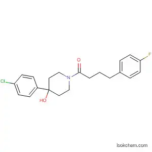 Molecular Structure of 193220-04-1 (4-Piperidinol, 4-(4-chlorophenyl)-1-[4-(4-fluorophenyl)-1-oxobutyl]-)