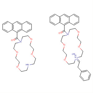 1,4,10,13-Tetraoxa-7,16-diazacyclooctadecane,  7,7'-(2-phenylethylidene)bis[16-(9-anthracenylcarbonyl)-