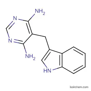 Molecular Structure of 193420-68-7 (4,6-Pyrimidinediamine, 5-(1H-indol-3-ylmethyl)-)