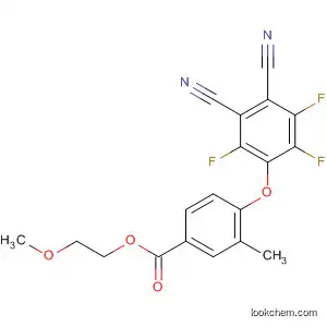 Benzoic acid, 4-(3,4-dicyano-2,5,6-trifluorophenoxy)-3-methyl-,
2-methoxyethyl ester