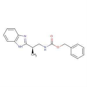 Carbamic acid, [1-(1H-benzimidazol-2-yl)ethyl]methyl-, phenylmethyl  ester, (R)-