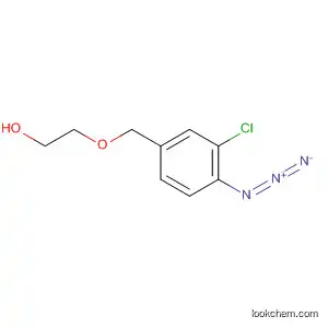 Molecular Structure of 193887-75-1 (Ethanol, 2-[(4-azido-3-chlorophenyl)methoxy]-)