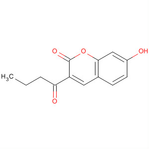 2H-1-Benzopyran-2-one, 7-hydroxy-3-(1-oxobutyl)-