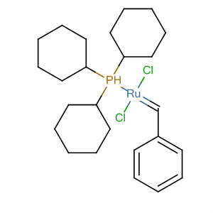 Molecular Structure of 195881-89-1 (Ruthenium, dichloro(phenylmethylene)(tricyclohexylphosphine)-)