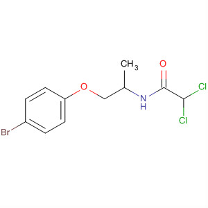Molecular Structure of 196082-77-6 (Acetamide, N-[2-(4-bromophenoxy)-1-methylethyl]-2,2-dichloro-)