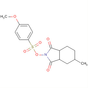 Molecular Structure of 199432-79-6 (1H-Isoindole-1,3(2H)-dione,
hexahydro-2-[[(4-methoxyphenyl)sulfonyl]oxy]-5-methyl-)