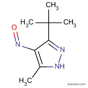 Molecular Structure of 38749-06-3 (1H-Pyrazole, 3-(1,1-dimethylethyl)-5-methyl-4-nitroso-)