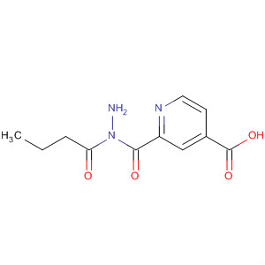 4-Pyridinecarboxylic acid, 2-(1-oxobutyl)hydrazide