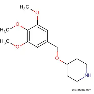 Molecular Structure of 81151-40-8 (Piperidine, 4-[(3,4,5-trimethoxyphenyl)methoxy]-)