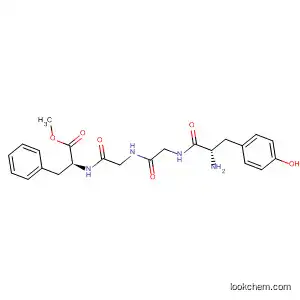 Molecular Structure of 87893-53-6 (L-Phenylalanine, N-[N-(N-L-tyrosylglycyl)glycyl]-, methyl ester)