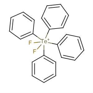 Molecular Structure of 99893-85-3 (Tellurium, difluorotetraphenyl-)