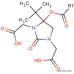 Molecular Structure of 291778-29-5 (1,3-Imidazolidinediacetic acid, 2-oxo-, mono(1,1-dimethylethyl) ester)