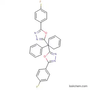Molecular Structure of 393794-54-2 (1,3,4-Oxadiazole, 2,2'-[1,1'-biphenyl]-2,2'-diylbis[5-(4-fluorophenyl)-)