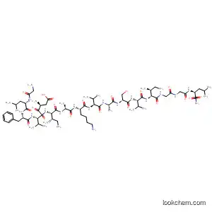 Molecular Structure of 394220-55-4 (L-Leucinamide,
glycyl-L-leucyl-L-phenylalanyl-L-a-aspartyl-L-valyl-L-isoleucyl-L-alanyl-L-lys
yl-L-valyl-L-alanyl-L-seryl-L-valyl-L-isoleucylglycylglycyl-)