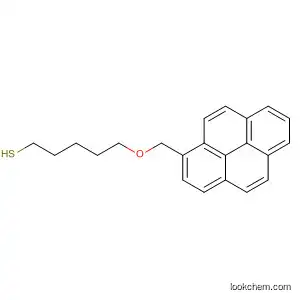 Molecular Structure of 396092-67-4 (1-Pentanethiol, 5-(1-pyrenylmethoxy)-)