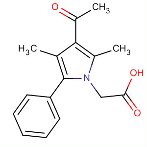 1H-Pyrrole-1-acetic acid, 3-acetyl-2,4-dimethyl-5-phenyl-