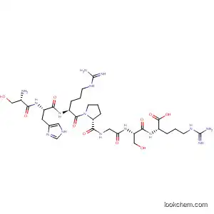 Molecular Structure of 396716-54-4 (L-Arginine, L-seryl-L-histidyl-L-arginyl-L-prolylglycyl-L-seryl-)