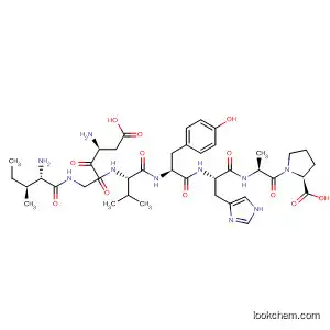 Molecular Structure of 397246-89-8 (L-Proline, L-isoleucyl-L-a-aspartylglycyl-L-valyl-L-tyrosyl-L-histidyl-L-alanyl-)