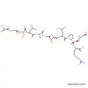 Molecular Structure of 397873-96-0 (L-Arginine,
L-alanylglycyl-L-seryl-L-leucyl-L-alanylglycyl-L-seryl-L-leucyl-L-a-aspartyl-L-
prolyl-)