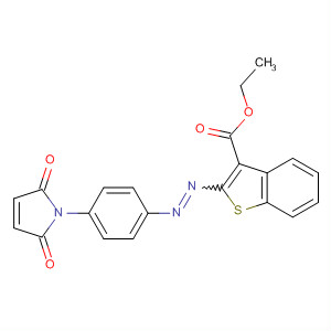 Benzo[b]thiophene-3-carboxylic acid, 2-[[4-(2,5-dihydro-2,5-dioxo-1H-pyrrol-1-yl)phenyl]azo]-, ethyl ester