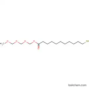 Molecular Structure of 398118-73-5 (Undecanoic acid, 11-mercapto-, [(methoxymethoxy)methoxy]methyl
ester)