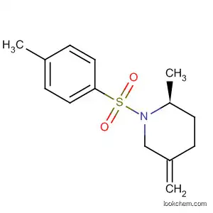 Molecular Structure of 398137-84-3 (Piperidine, 2-methyl-5-methylene-1-[(4-methylphenyl)sulfonyl]-, (2S)-)