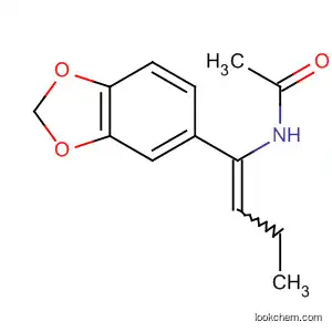 Molecular Structure of 398453-25-3 (Acetamide, N-[1-(1,3-benzodioxol-5-yl)-1-butenyl]-)