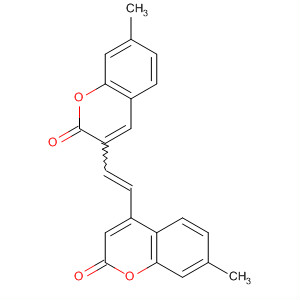 Molecular Structure of 399032-77-0 (2H-1-Benzopyran-2-one,
7-methyl-3-[2-(7-methyl-2-oxo-2H-1-benzopyran-4-yl)ethenyl]-)