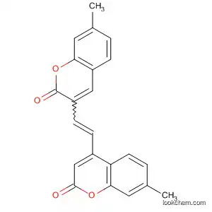 Molecular Structure of 399032-77-0 (2H-1-Benzopyran-2-one,
7-methyl-3-[2-(7-methyl-2-oxo-2H-1-benzopyran-4-yl)ethenyl]-)