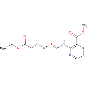 Molecular Structure of 399037-76-4 (Pyrazinecarboxylic acid,
3-[[[(2-ethoxy-2-oxoethyl)amino]thioxomethyl]amino]-, methyl ester)