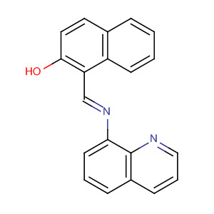 Molecular Structure of 399039-38-4 (2-Naphthalenol, 1-[(E)-(8-quinolinylimino)methyl]-)