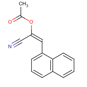 Molecular Structure of 399566-28-0 (2-Propenenitrile, 2-(acetyloxy)-3-(1-naphthalenyl)-, (2E)-)