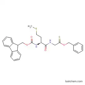 Molecular Structure of 399580-01-9 (Ethanethioic acid,
[[(2S)-2-[[(9H-fluoren-9-ylmethoxy)carbonyl]amino]-4-(methylthio)-1-oxo
butyl]amino]-, S-(phenylmethyl) ester)