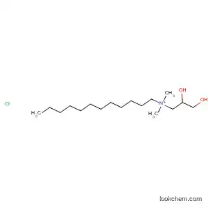 Molecular Structure of 103947-09-7 (1-Dodecanaminium, N-(2,3-dihydroxypropyl)-N,N-dimethyl-, chloride)