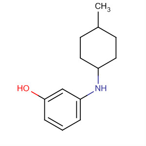 Molecular Structure of 104903-56-2 (Phenol, 3-[(4-methylcyclohexyl)amino]-)