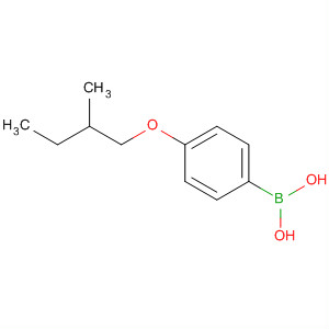 Molecular Structure of 120772-46-5 (Boronic acid, [4-(2-methylbutoxy)phenyl]-)