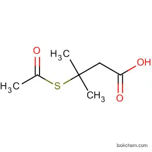 Molecular Structure of 132035-65-5 (Butanoic acid, 3-(acetylthio)-3-methyl-)
