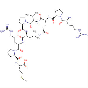 Molecular Structure of 169034-08-6 (L-Methionine,
L-arginyl-L-prolyl-L-glutaminyl-L-valyl-L-prolyl-L-leucyl-L-arginyl-L-prolyl-)