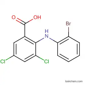 Molecular Structure of 401795-69-5 (Benzoic acid, 2-[(2-bromophenyl)amino]-3,5-dichloro-)