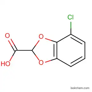 Molecular Structure of 402757-01-1 (1,3-Benzodioxole-2-carboxylic acid, 4-chloro-)