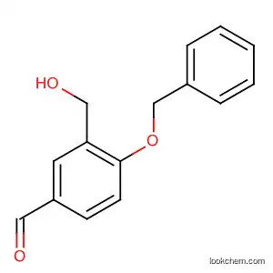 Molecular Structure of 56796-63-5 (Benzaldehyde, 3-(hydroxymethyl)-4-(phenylmethoxy)-)
