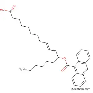 Molecular Structure of 73024-99-4 (9-Anthracenecarboxylic acid, (3Z)-11-carboxy-1-hexyl-3-undecenyl
ester)
