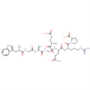 Molecular Structure of 194871-25-5 (L-Proline,
L-tryptophylglycyl-L-alanyl-L-a-glutamylglycyl-L-glutaminyl-L-arginyl-)