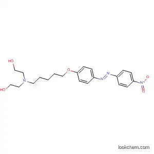 Molecular Structure of 195255-66-4 (Ethanol, 2,2'-[[5-[4-[(1E)-(4-nitrophenyl)azo]phenoxy]pentyl]imino]bis-,
(E)-)