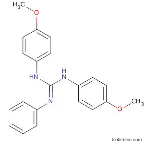 Molecular Structure of 195532-19-5 (Guanidine, N,N'-bis(4-methoxyphenyl)-N''-phenyl-)